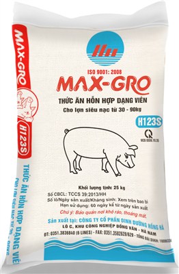 Complete feed for pig from 30kg to 90kg