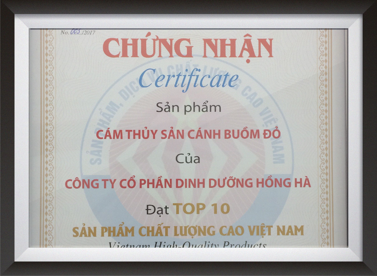 Cám thuỷ sản Cánh buồm đỏ lọt Top 10 sản phẩm chất lượng cao Việt Nam 2017